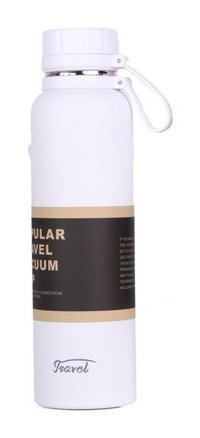 Hyt Geniş Kapasiteli Paslanmaz Çelik 800 ml Outdoor Termos Beyaz