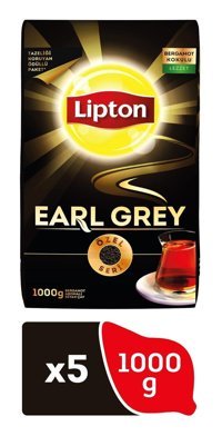 Lipton Earl Grey Organik Bergamot Earl Grey Dökme Çay 5x1 kg