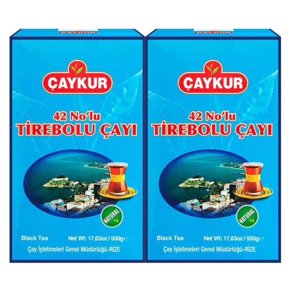 Çaykur 42 Nolu Tirebolu Yaprak Dökme Çay 2x500 gr