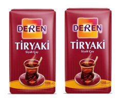 Deren Tiryaki Yaprak Dökme Çay 2x1 kg