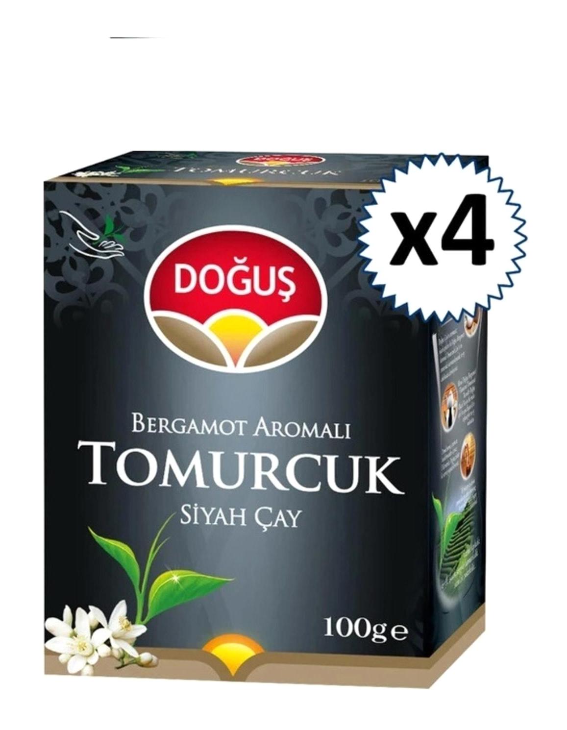 Doğuş Bergamot Aromalı Tomurcuk Dökme Çay 4x100 gr