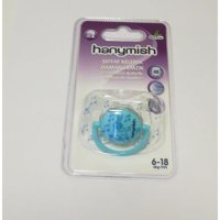Hanymish 0-12 Ay Delikli Ortodontik Yenidoğan Damaklı Silikon Emzik Şeffaf