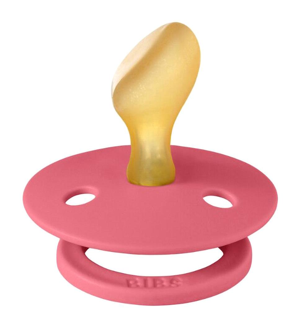 Bibs Colour 6-12 Ay Ortodontik Damaklı Kauçuk Emzik Pembe