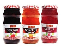 Şener Gül - Kayısı - Vişne Reçeli 1.5 kg