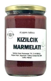 Ev Yapımı Kızılcık Reçeli 800 gr