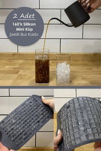 Vesplast Kare Şekilli Silikon Mini Renkli Buz Kalıbı