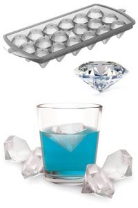 Kaşbaşı Home Kristal Şekilli Plastik Kapaklı Renkli Buz Kalıbı