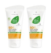Lr Av Anti-Aging 50 Faktör İçin Nemlendirici Suya Dayanıklı Yüz ve Vücut Güneş Losyonu 2x50 ml