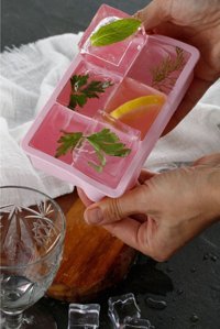 Ray Plastik Kare Şekilli Plastik Mini Renkli Buz Kalıbı