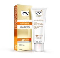 Roc 50 Faktör İçin Leke Karşıtı Nemlendirici Yaşlanma Karşıtı Suya Dayanıklı Yüz ve Vücut Güneş Kremi 50 ml