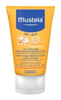 Mustela Very High Protection 50 Faktör Tüm Ciltler İçin Nemlendirici Suya Dayanıklı Yüz Güneş Kremi 100 ml