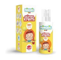 Minoris Baby 50 Faktör Tüm Ciltler İçin Nemlendirici Suya Dayanıklı Yüz Güneş Kremi 110 ml