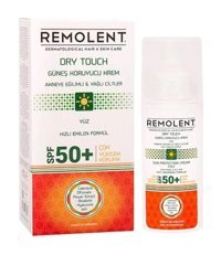 Remolent Dry Touch 50 Faktör Yağlı Ciltler İçin Nemlendirici Aydınlatıcı Suya Dayanıklı Yüz Güneş Kremi 75 ml