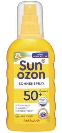 Sun Ozon 50 Faktör İçin Leke Karşıtı Nemlendirici Yaşlanma Karşıtı Suya Dayanıklı Yüz ve Vücut Güneş Kremi 200 ml