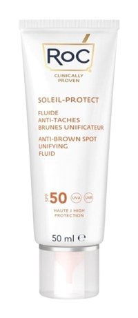 Roc 50 Faktör Tüm Ciltler İçin Leke Karşıtı Nemlendirici Suya Dayanıklı Yüz Güneş Kremi 50 ml