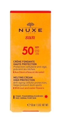 Nuxe 50 Faktör İçin Leke Karşıtı Nemlendirici Yaşlanma Karşıtı Suya Dayanıklı Yüz ve Vücut Güneş Kremi 50 ml