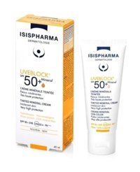 Isıspharma Uveblock 50 Faktör Tüm Ciltler İçin Nemlendirici Suya Dayanıklı Yüz Güneş Kremi 40 ml
