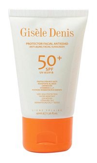 Gisele Denis 50 Faktör Tüm Ciltler İçin Nemlendirici Yaşlanma Karşıtı Suya Dayanıklı Yüz Güneş Kremi 40 ml