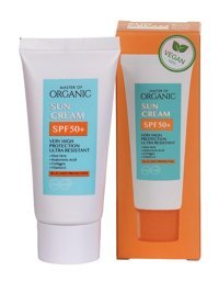 Master Of Organi̇c 50 Faktör İçin Leke Karşıtı Nemlendirici Yaşlanma Karşıtı Suya Dayanıklı Yüz ve Vücut Güneş Kremi 50 ml