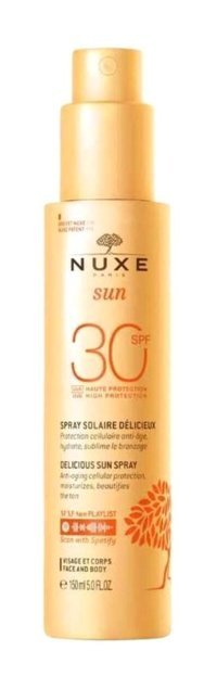Nuxe 30 Faktör İçin Leke Karşıtı Nemlendirici Yaşlanma Karşıtı Yüz ve Vücut Güneş Kremi 150 ml