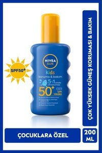 Nivea Renkli 50 Faktör Tüm Ciltler İçin Nemlendirici Suya Dayanıklı Yüz ve Vücut Güneş Kremi 200 ml