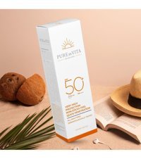 Pure In Vita 50 Faktör Tüm Ciltler İçin Nemlendirici Suya Dayanıklı Yüz Güneş Kremi 150 ml
