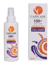 Capilactif Capicade 50 Faktör Tüm Ciltler İçin Nemlendirici Suya Dayanıklı Yüz Güneş Kremi 100 ml