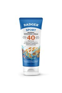 Badger Clear Zinc 40 Faktör Tüm Ciltler İçin Nemlendirici Suya Dayanıklı Yüz Güneş Kremi 100 ml