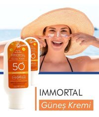 Fitoderman İmmortal 50 Faktör Tüm Ciltler İçin Leke Karşıtı Nemlendirici Suya Dayanıklı Yüz Güneş Kremi 100 ml