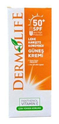 Denizpharma 50 Faktör İçin Leke Karşıtı Nemlendirici Suya Dayanıklı Yüz ve Vücut Güneş Kremi 100 ml