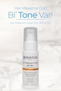 Dermatone 50 Faktör İçin Leke Karşıtı Nemlendirici Yaşlanma Karşıtı Suya Dayanıklı Yüz ve Vücut Güneş Kremi 50 ml