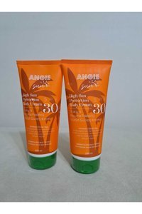 Angie Angie 30 Faktör Tüm Ciltler İçin Nemlendirici Suya Dayanıklı Yüz ve Vücut Güneş Kremi 200 ml