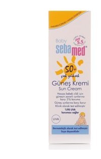 Sebamed 50 Faktör İçin Nemlendirici Suya Dayanıklı Yüz ve Vücut Güneş Kremi 75 ml