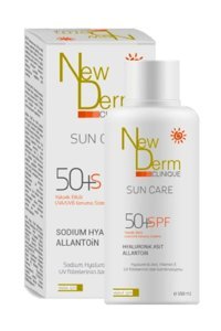 Newderm 50 Faktör İçin Nemlendirici Suya Dayanıklı Yüz ve Vücut Güneş Kremi 150 ml