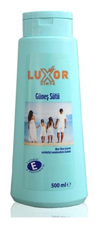 Luxor Kimya 10 Faktör Kuru Ciltler İçin Nemlendirici Suya Dayanıklı Yüz ve Vücut Güneş Sütü 500 ml
