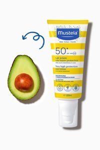 Mustela Very High Protection 50 Faktör İçin Nemlendirici Suya Dayanıklı Yüz ve Vücut Güneş Kremi 200 ml
