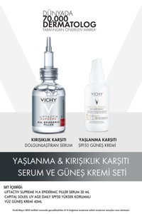 Vichy Sunscreen Tüm Ciltler İçin Nemlendirici Yaşlanma Karşıtı Suya Dayanıklı Yüz Güneş Kremi 30 ml