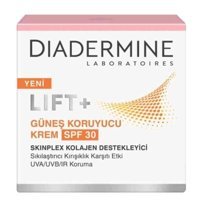 Diadermine 30 Faktör İçin Leke Karşıtı Nemlendirici Yaşlanma Karşıtı Suya Dayanıklı Yüz ve Vücut Güneş Kremi 50 ml
