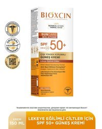 Bioxcin 50 Faktör İçin Leke Karşıtı Nemlendirici Yaşlanma Karşıtı Suya Dayanıklı Yüz ve Vücut Güneş Kremi 15 ml