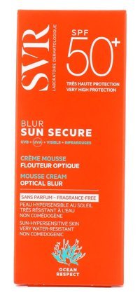 Svr Sunsecure Blur 50 Faktör Tüm Ciltler İçin Nemlendirici Suya Dayanıklı Yüz Güneş Kremi 50 ml