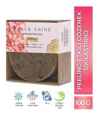 Black Shine Defne Organik Antibakteriyel Gül Sabun 100 gr