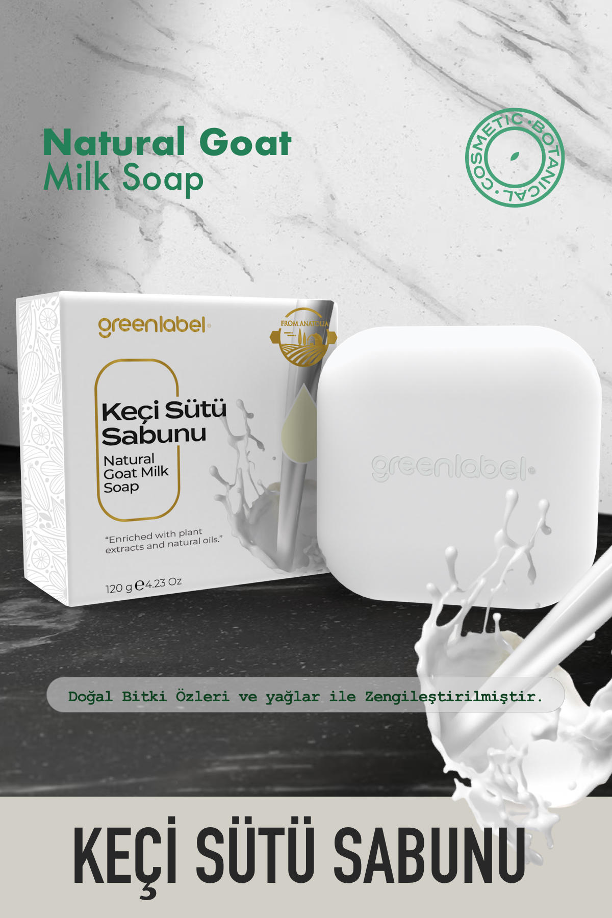 Green Label Natural Keçi Sütlü Sabun 120 gr