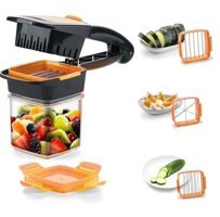 Buffer Hazneli Plastik 7 Parça Rende Seti