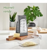 Porsima Hazneli Paslanmaz Çelik - Plastik Rende