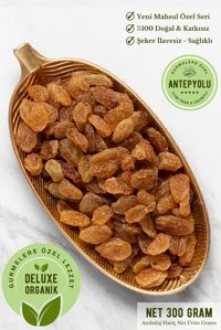 Antepyolu Organik Şekersiz Çekirdeksiz Üzüm 300 gr