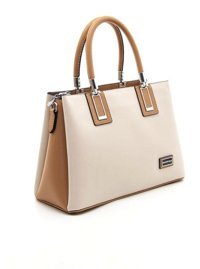 Silver & Polo Nv1000 Kadın El Çantası Bej A.Taba