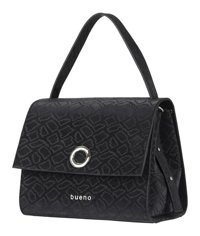 Bueno Shoes Boga Deri Kadın El Çantası Siyah