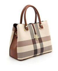Silver & Polo Nv1089 Kadın El Çantası Krem A.Taba