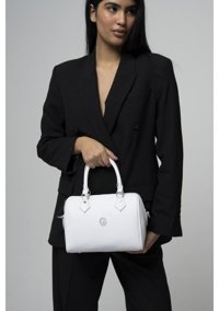 Valentino Orlandi Vlt063 Monogram Kadın El Çantası Beyaz