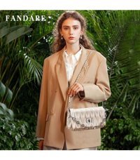 Aromee Moda Üst Saplı Kadın El Çantası Beyaz